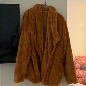 Women’s Casual Fuzzy Open Front Fleece